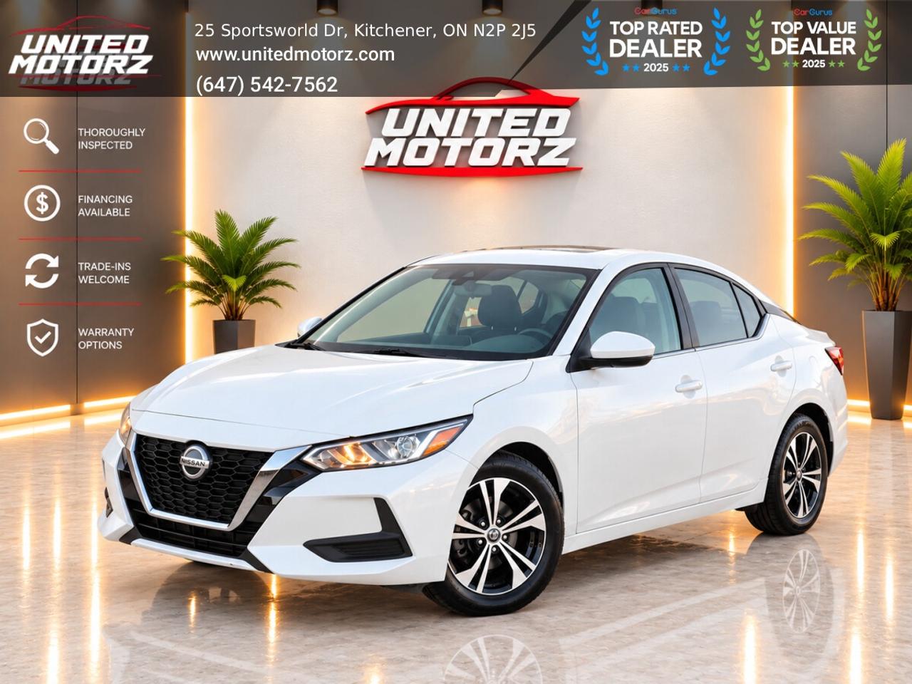 2021 Nissan Sentra SV CVT FWD 2.0L~SAFETY CERTIFIED~ Photo0