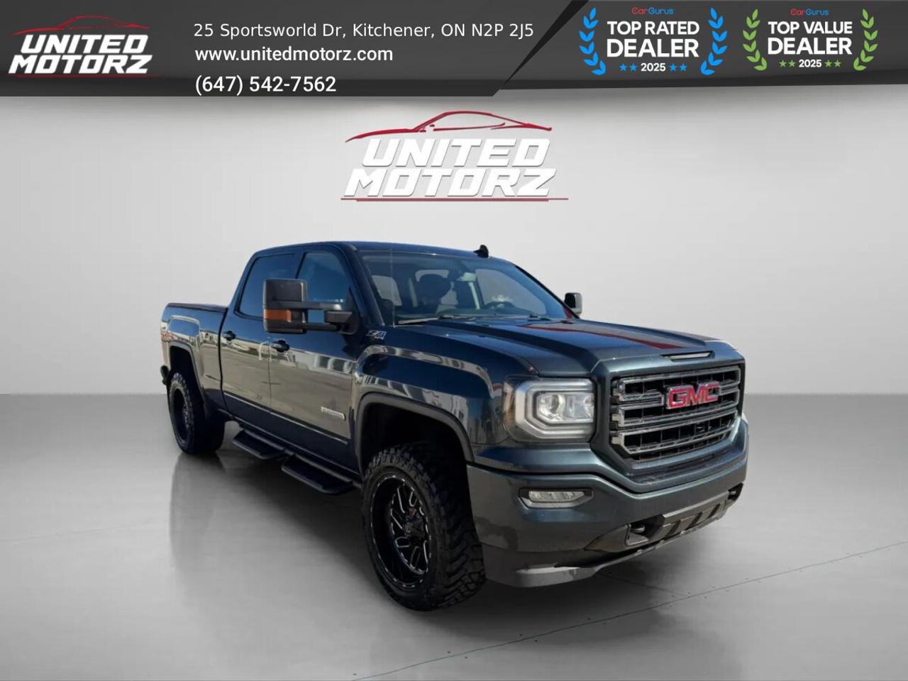 2018 GMC Sierra 1500 SLE Z71 ELEVATION CREWCAB 4WD 5.3L V8~SAFETY CERTI Photo