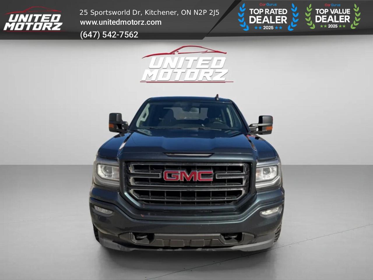2018 GMC Sierra 1500 SLE Z71 ELEVATION CREWCAB 4WD 5.3L V8~SAFETY CERTI Photo2