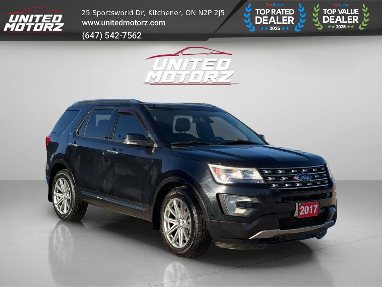 2017 Ford Explorer Limited 4WD 3.5L 6cyl~SAFETY CERTIFIED~NO ACCIDENT Photo