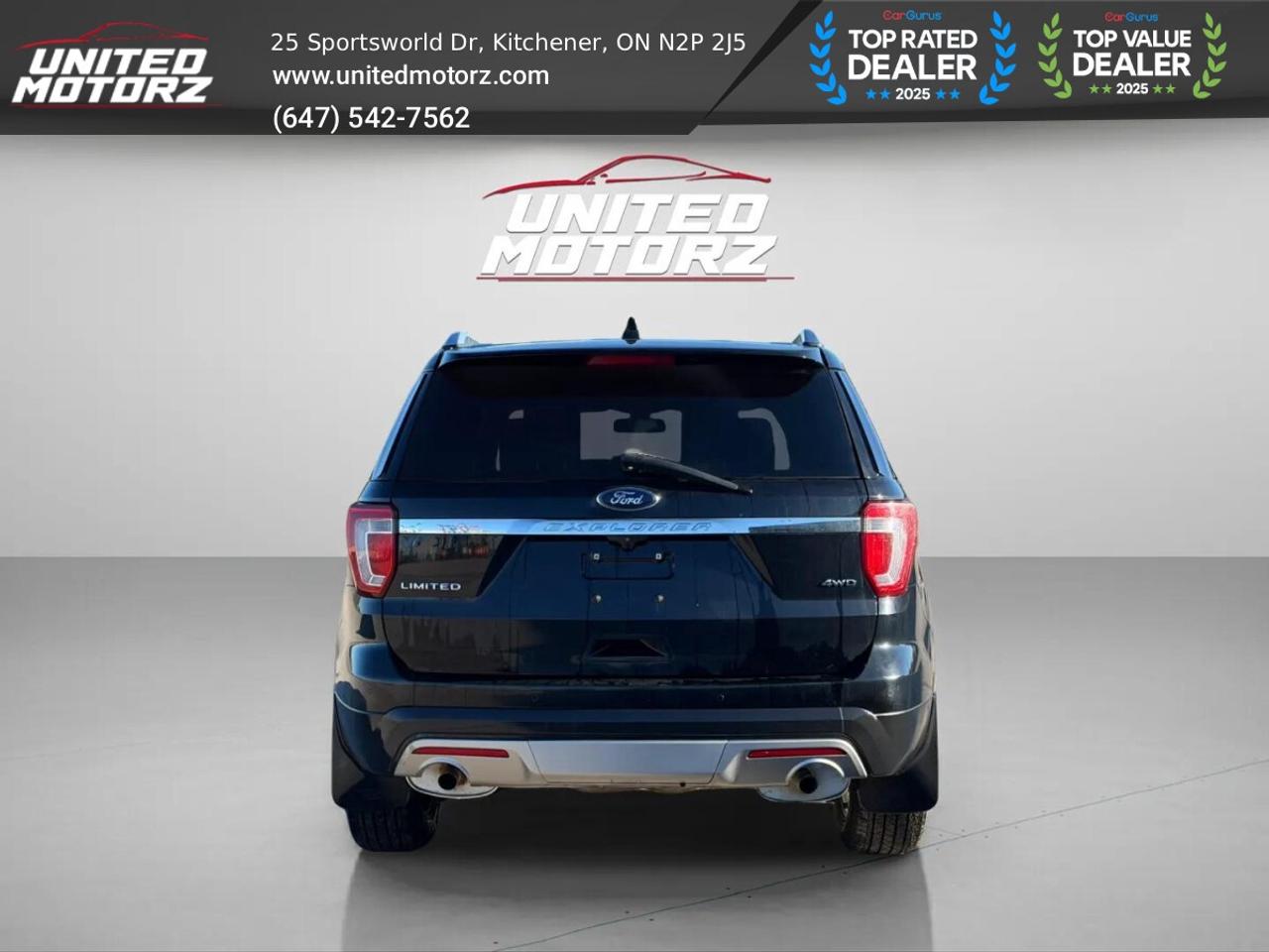 2017 Ford Explorer Limited 4WD 3.5L 6cyl~SAFETY CERTIFIED~NO ACCIDENT Photo
