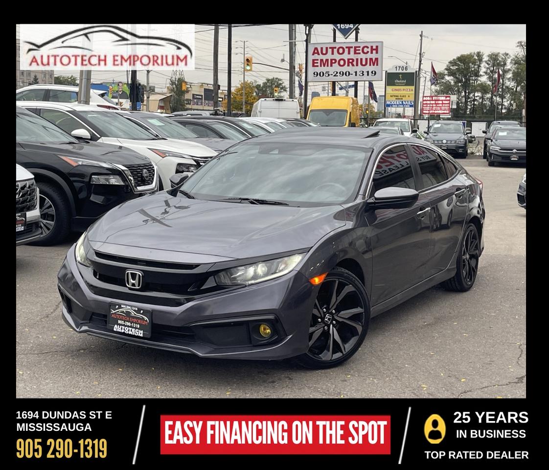 2020 Honda Civic Sport   Sunroof   Blind Spot Cam   Honda Sensing Photo0