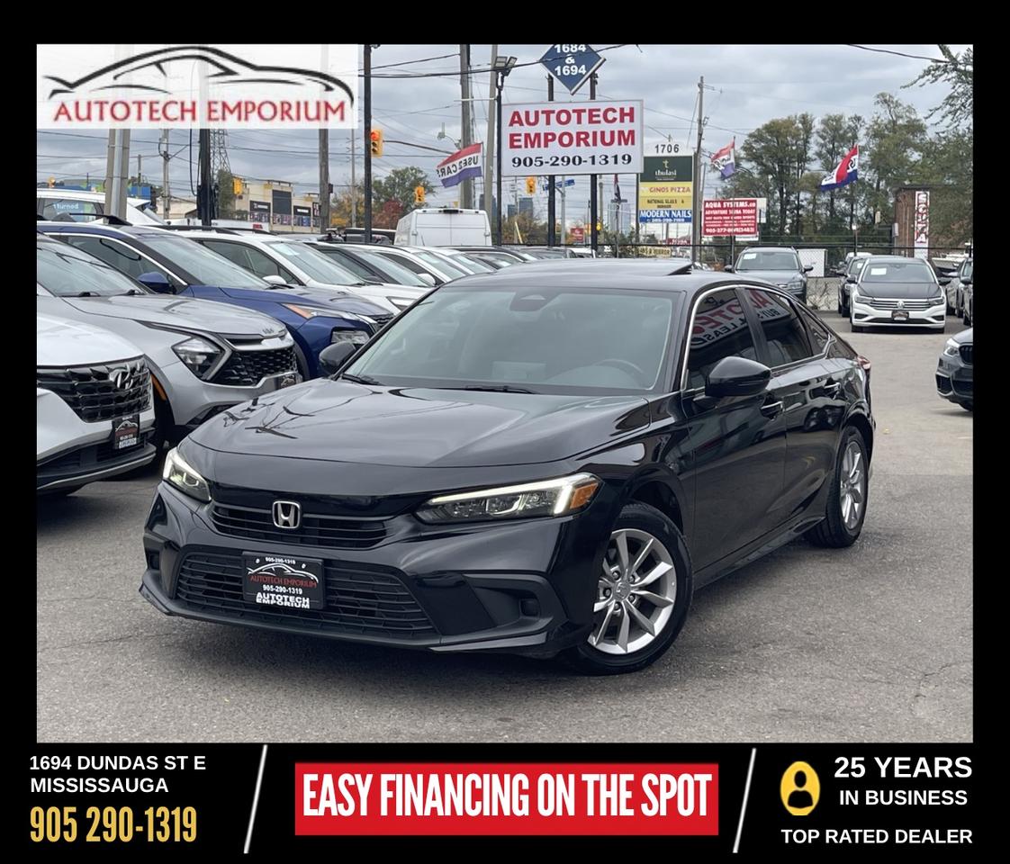 2022 Honda Civic EX   Sunroof   Htd Steering   Honda Sensing Photo