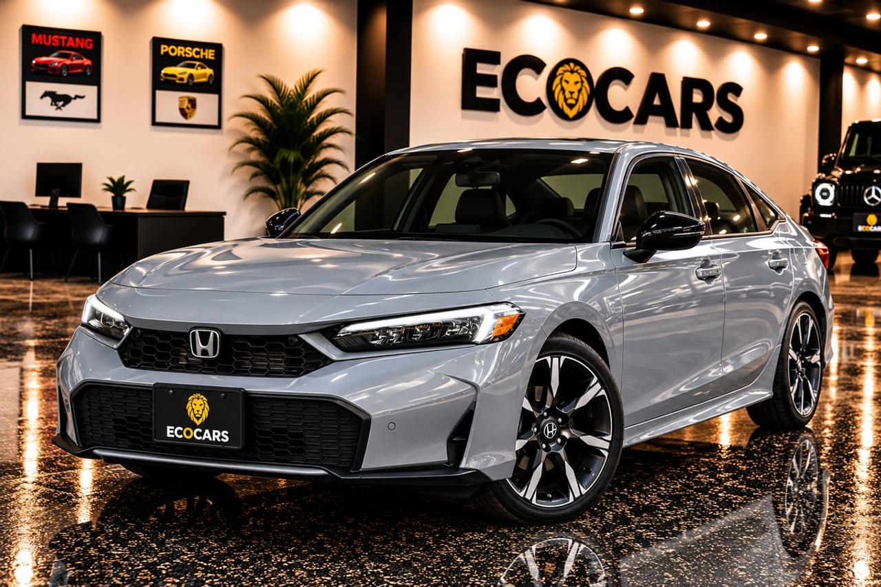 2026 Honda Civic Hybrid Sport Touring|One Owner|Clean Carfax|Leather Photo0