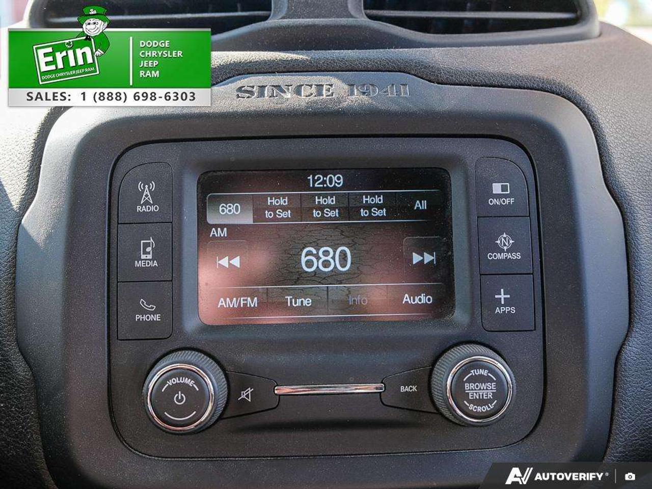 2017 Jeep Renegade SPORT 4X4 MY SKY REMOVABLE ROOF PANELS MANUAL Photo