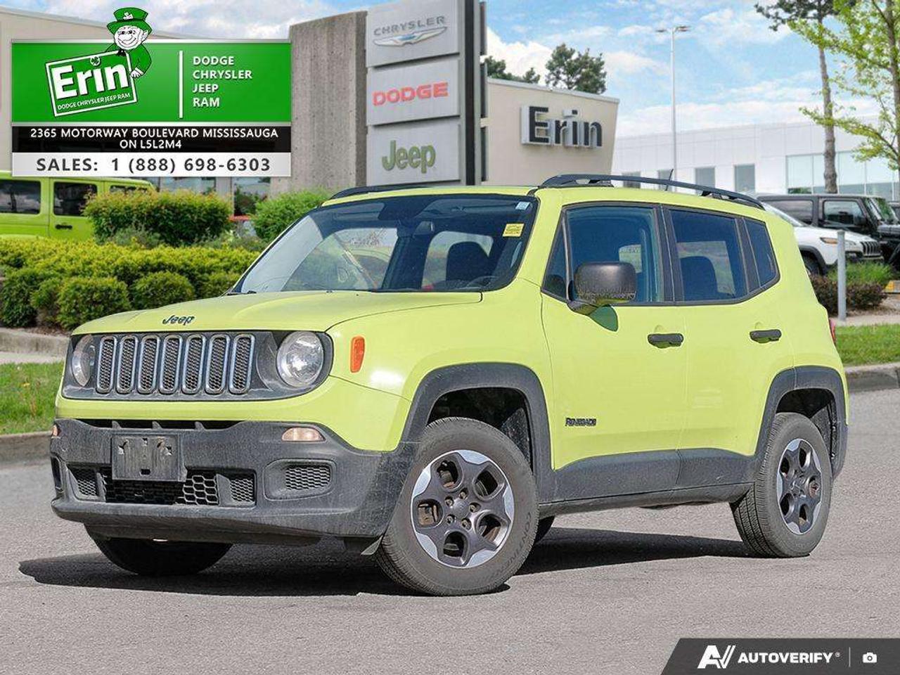 2017 Jeep Renegade SPORT 4X4 MY SKY REMOVABLE ROOF PANELS MANUAL Photo