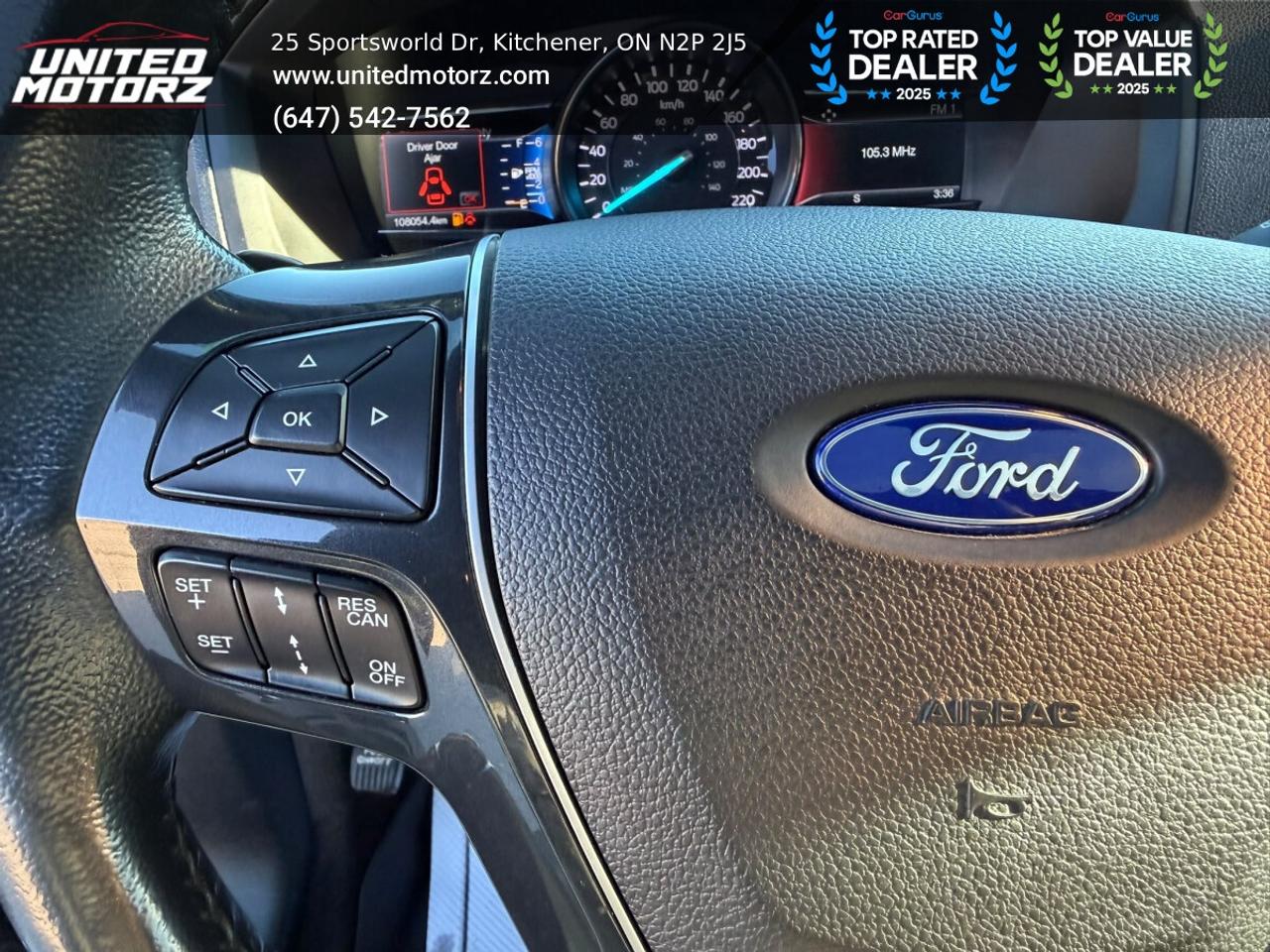 2017 Ford Explorer Limited 4WD 3.5L 6cyl~SAFETY CERTIFIED~NO ACCIDENT Photo