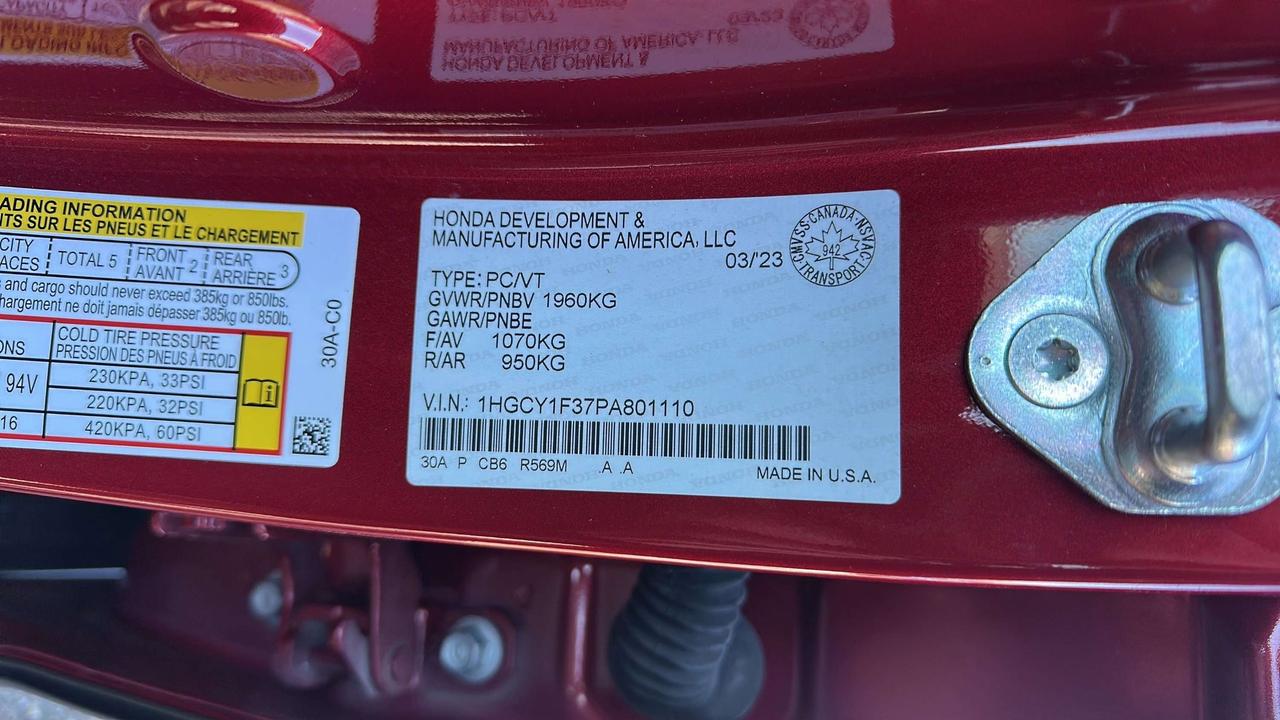 2023 Honda Accord EX Photo