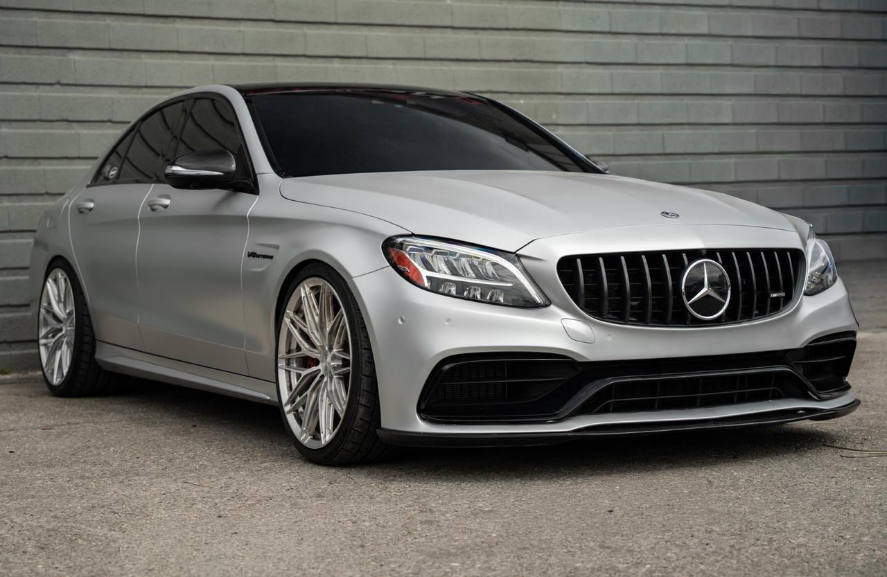 2019 Mercedes-Benz C-Class AMG C 63 S Sedan|4.0L BITURBO V8|AMG SPORT EXHAUST|PANO ROOF|BURMESTER PREMIUM SOUND SYSTEM| Photo