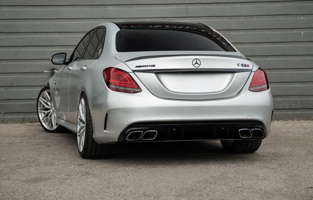 2019 Mercedes-Benz C-Class AMG C 63 S Sedan|4.0L BITURBO V8|AMG SPORT EXHAUST|PANO ROOF|BURMESTER PREMIUM SOUND SYSTEM| Photo