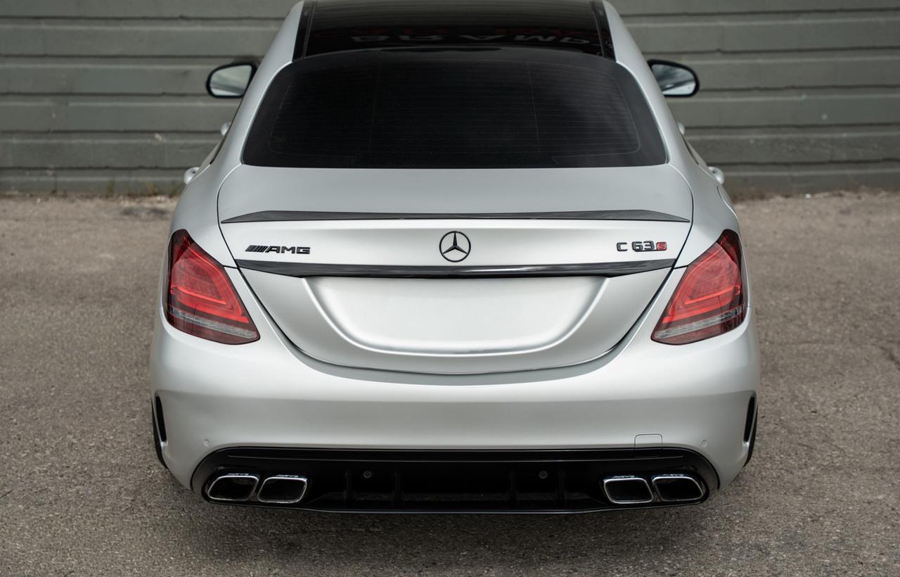 2019 Mercedes-Benz C-Class AMG C 63 S Sedan|4.0L BITURBO V8|AMG SPORT EXHAUST|PANO ROOF|BURMESTER PREMIUM SOUND SYSTEM| Photo