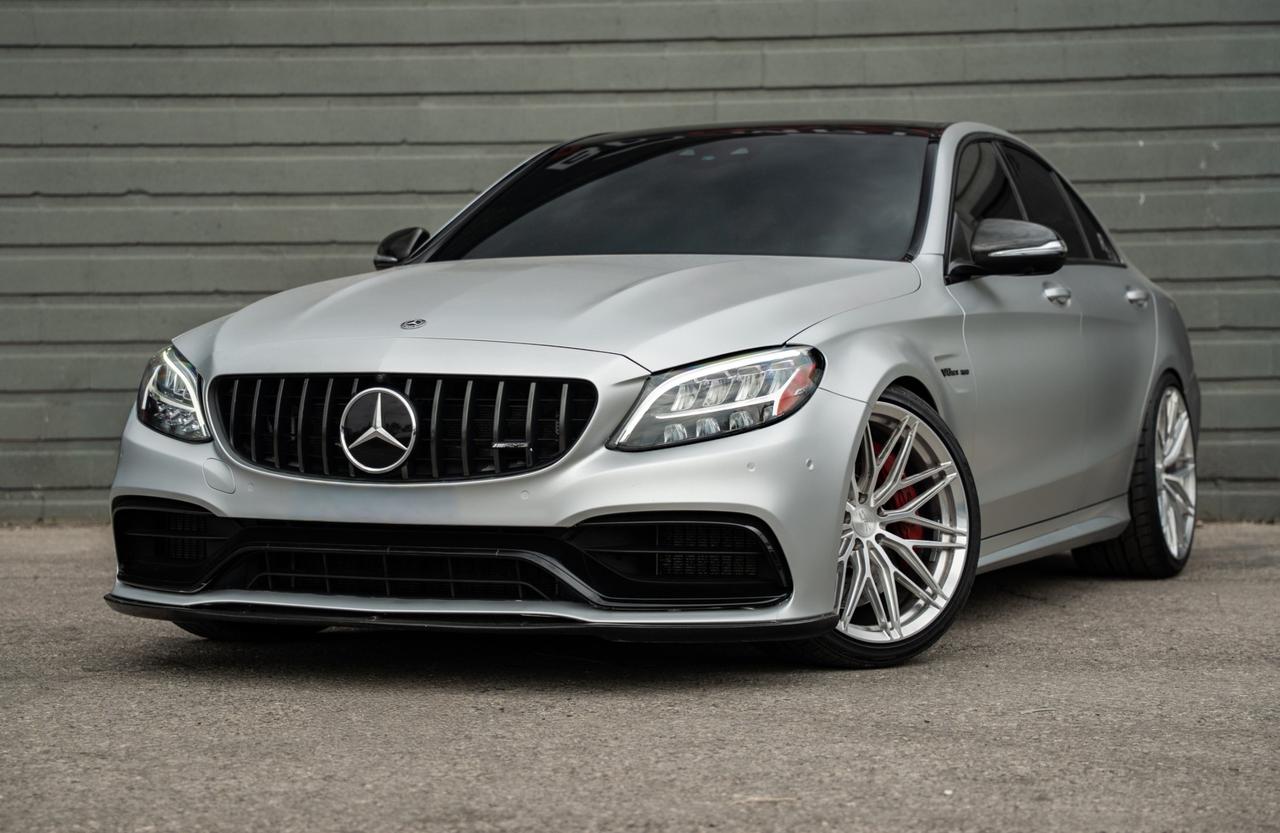 2019 Mercedes-Benz C-Class AMG C 63 S Sedan|4.0L BITURBO V8|AMG SPORT EXHAUST|PANO ROOF|BURMESTER PREMIUM SOUND SYSTEM| Photo
