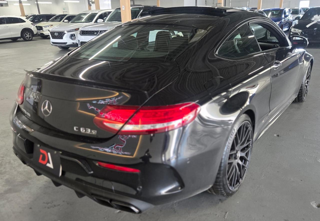 2018 Mercedes-Benz C-Class AMG C 63 S Coupe|PANORAMIC ROOF|NAVIGATION|BSM|POWER FOLDING MIRRORS| Photo