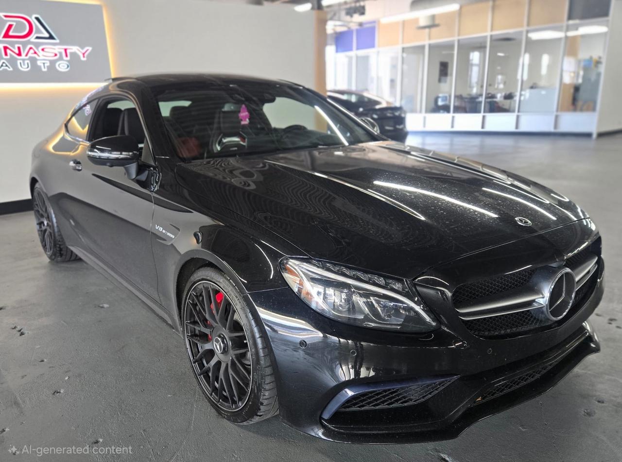 2018 Mercedes-Benz C-Class AMG C 63 S Coupe|PANORAMIC ROOF|NAVIGATION|BSM|POWER FOLDING MIRRORS| Photo1