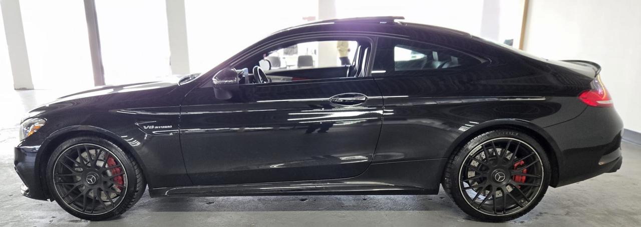 2018 Mercedes-Benz C-Class AMG C 63 S Coupe|PANORAMIC ROOF|NAVIGATION|BSM|POWER FOLDING MIRRORS| Photo