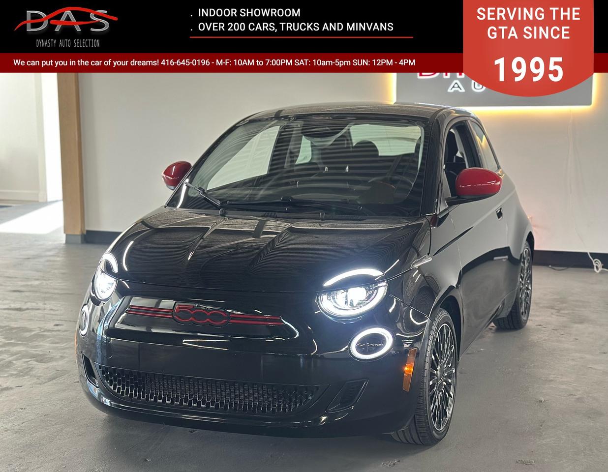 2024 Fiat 500 E (RED) Edition FWD|CLEAN CARFAX|NAVIGATION|RAIN SENSOR WINDSHIELD| Photo