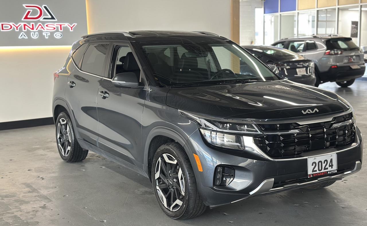 2024 Kia Seltos SX AWD | ONE OWNER | CLEAN CAR FAX | LEATHER SEATS | SUN ROOF| Photo