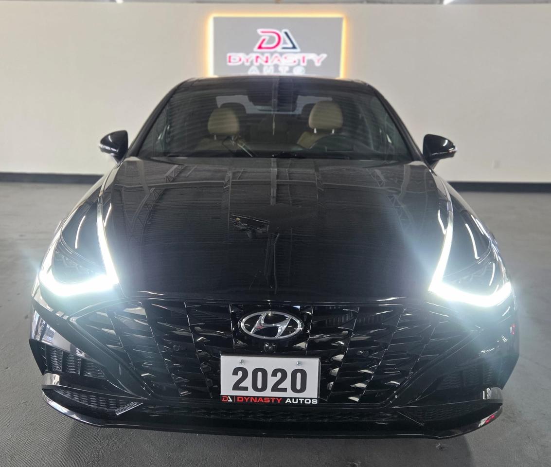 2020 Hyundai Sonata 1.6T Ultimate|LIMITED|PANO ROOF|HEADS UP DISPLAY|NAVIGATION|BSM|COOLING SEATS|REMOTE STARTER| Photo