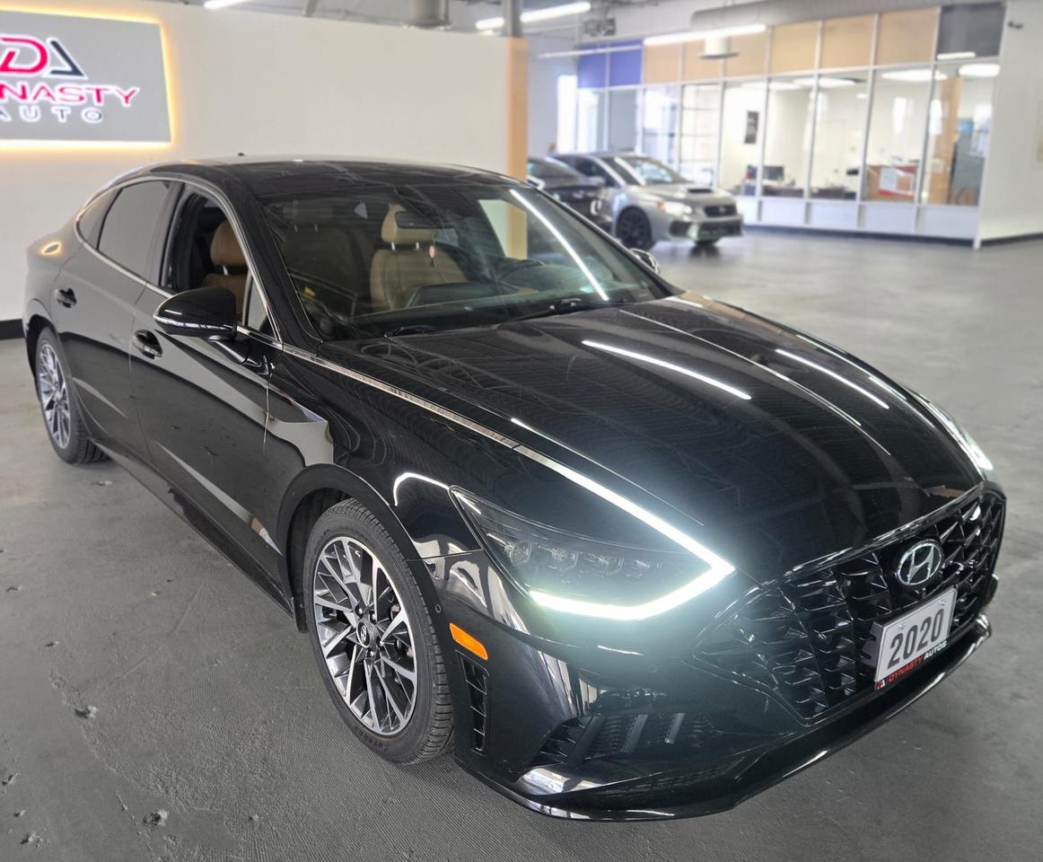 2020 Hyundai Sonata 1.6T Ultimate|LIMITED|PANO ROOF|HEADS UP DISPLAY|NAVIGATION|BSM|COOLING SEATS|REMOTE STARTER| Photo