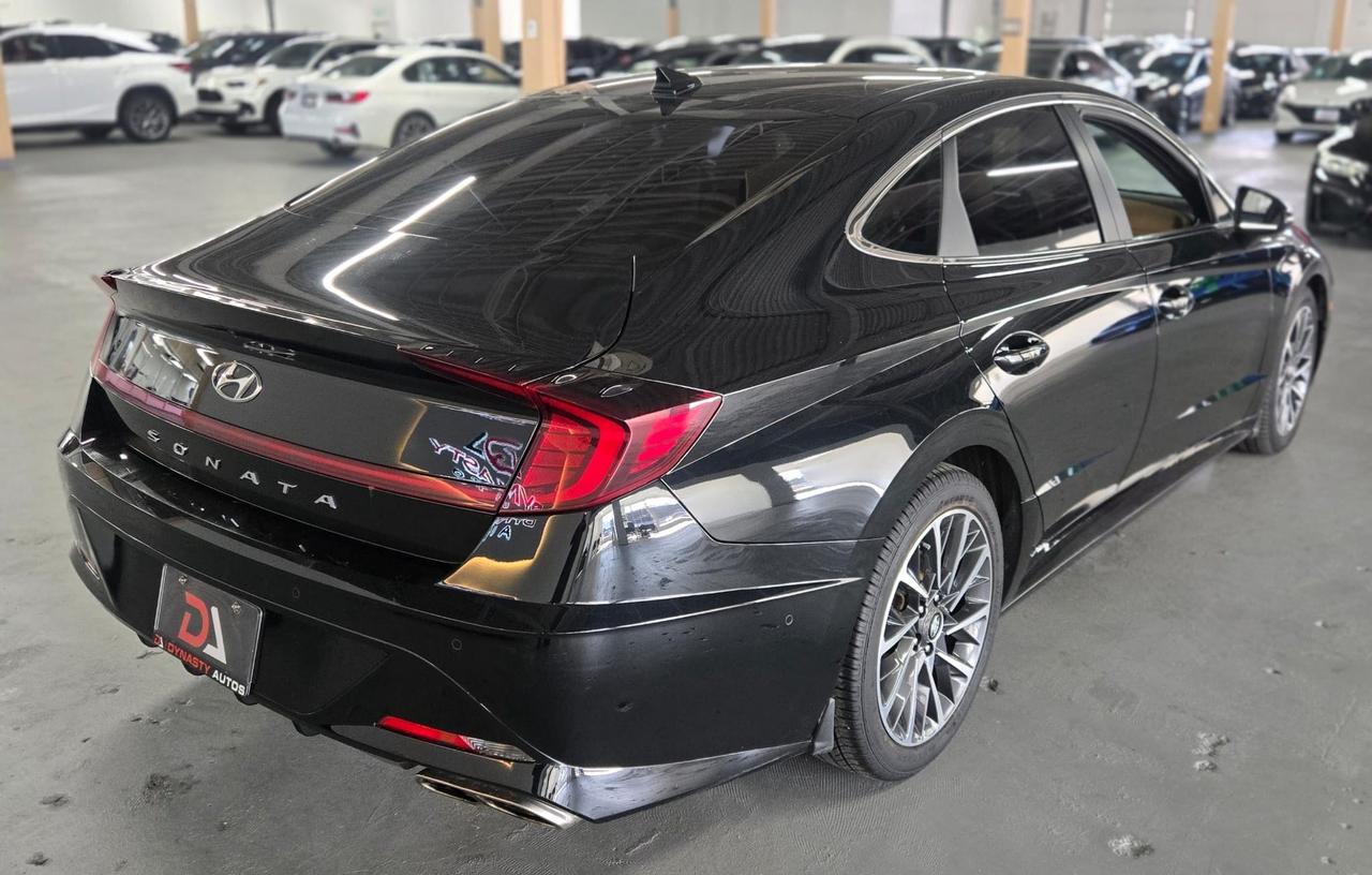 2020 Hyundai Sonata 1.6T Ultimate|LIMITED|PANO ROOF|HEADS UP DISPLAY|NAVIGATION|BSM|COOLING SEATS|REMOTE STARTER| Photo