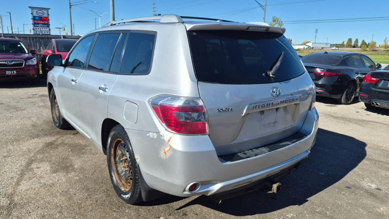2009 Toyota Highlander Hybrid LIMITED, 7 PASSENGER, LOADED, LEATHER, AS IS Photo2