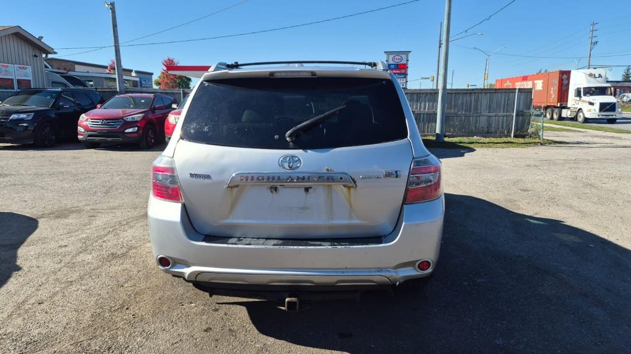 2009 Toyota Highlander Hybrid LIMITED, 7 PASSENGER, LOADED, LEATHER, AS IS Photo3