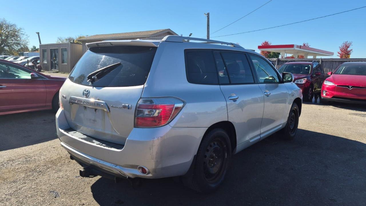 2009 Toyota Highlander Hybrid LIMITED, 7 PASSENGER, LOADED, LEATHER, AS IS Photo4