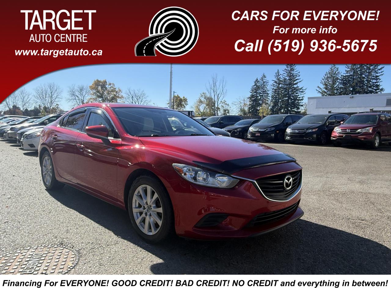 Red 2016 Mazda MAZDA6 Sedan