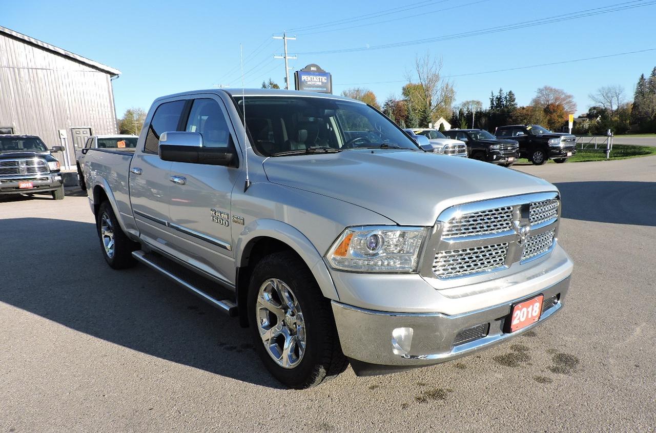 2018 RAM 1500 Laramie 5.7L Hemi 4X4 Leather Seats Six 125000 KMS Photo