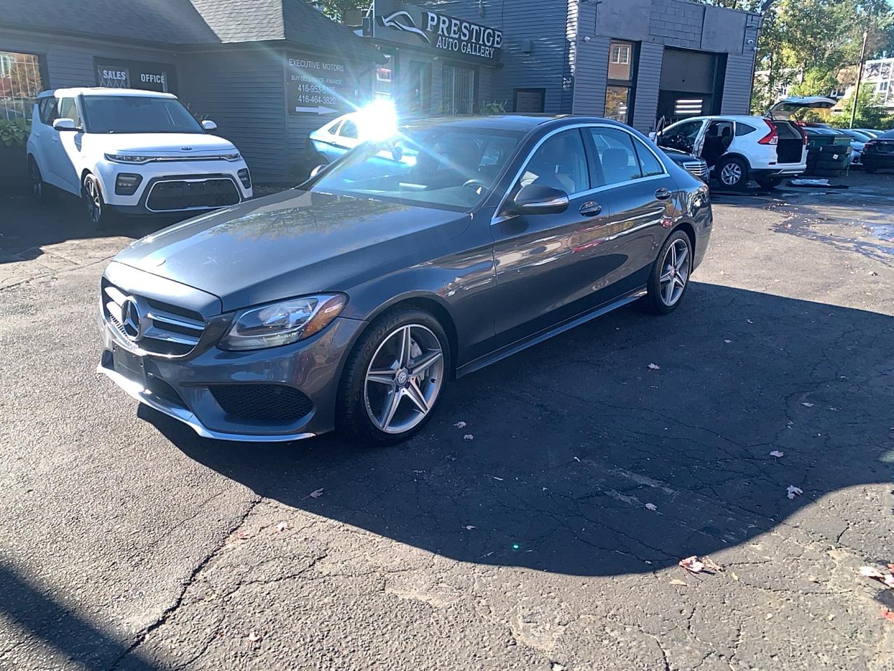 2015 Mercedes-Benz C-Class C 300/ AMG PKG / RED LEATHER / LOADED /CLEAN /SALE - Photo #1