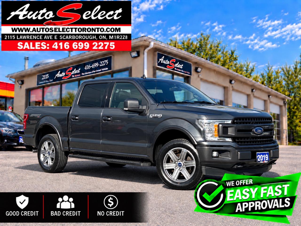 2019 Ford F-150 XLT Sport 4x4 - Heated Seats - Technology Pkg - Clean Carfax Photo