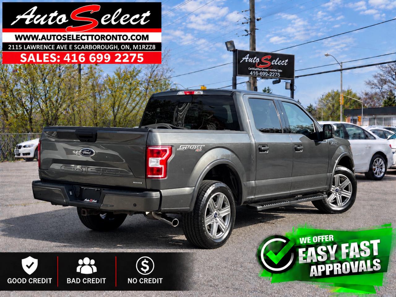 2019 Ford F-150 XLT Sport 4x4 - Heated Seats - Technology Pkg - Clean Carfax Photo3