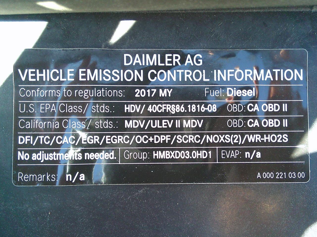 2017 Mercedes-Benz Sprinter RWD 2500 V6 170" EXT W/ SHELVES! Photo