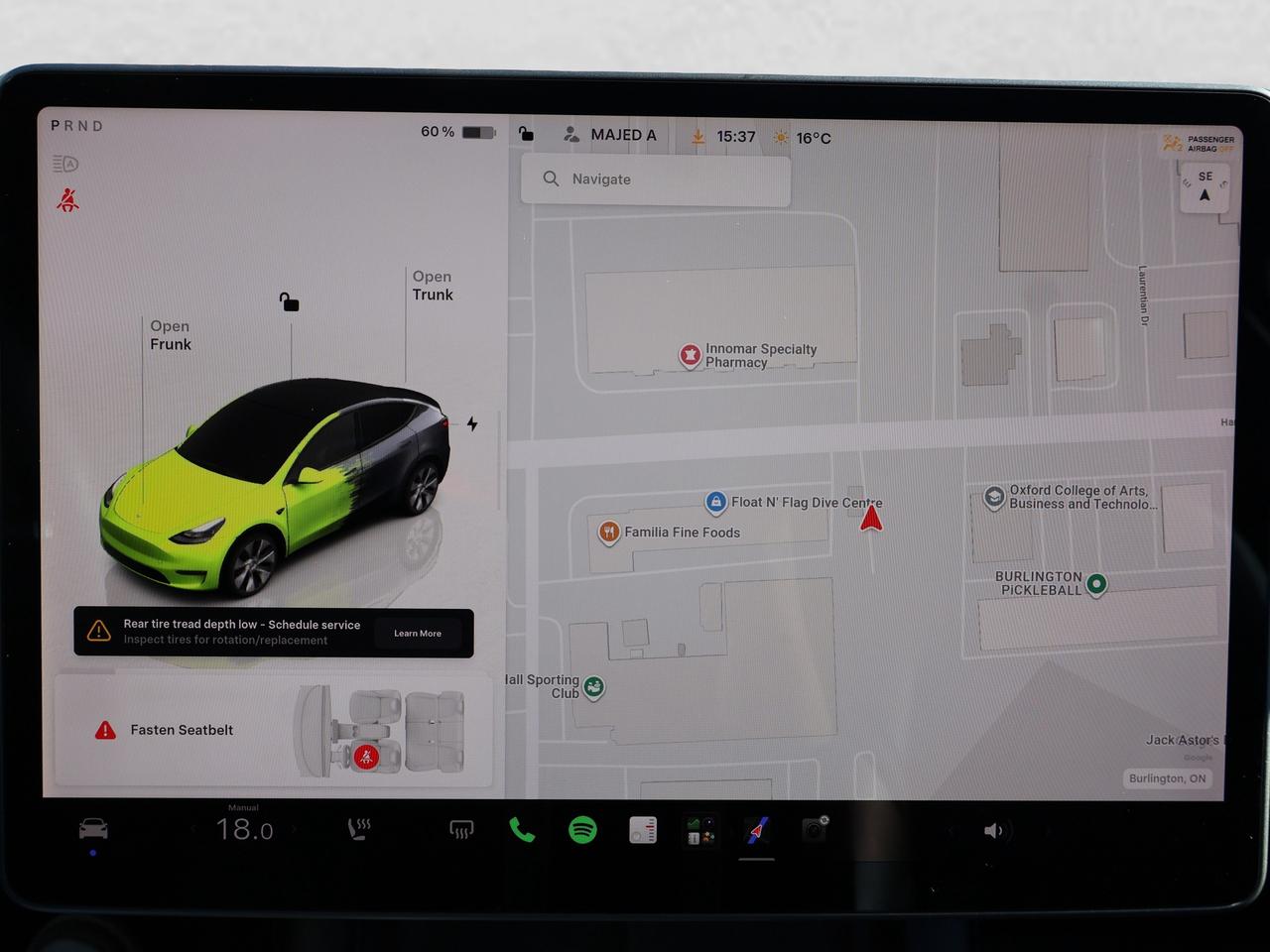 2023 Tesla Model Y LONG RANGE DUAL MOTOR AWD *ACCIDENT FREE*1 OWNER*2ND WINTER* CAMERA NAV BLUETOOTH LEATHRE HEATED SEATS CRUISE Photo