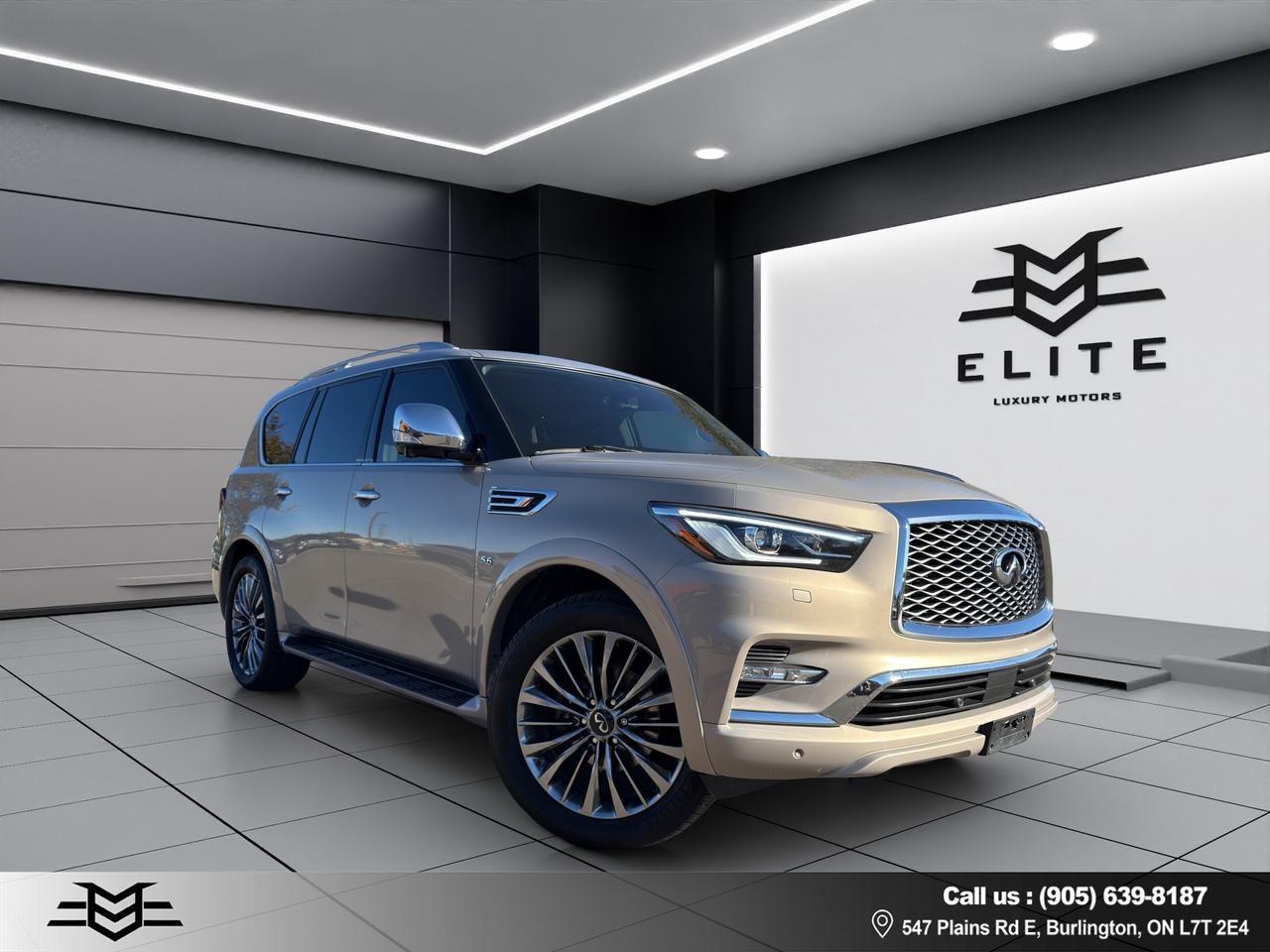 2019 Infiniti QX80 LUXE - 7-PASSENGER AWD - LOW KMS !!! Photo0