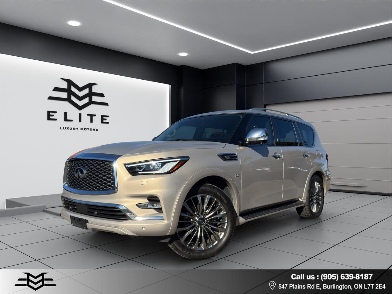 2019 Infiniti QX80 LUXE - 7-PASSENGER AWD - LOW KMS !!! Photo