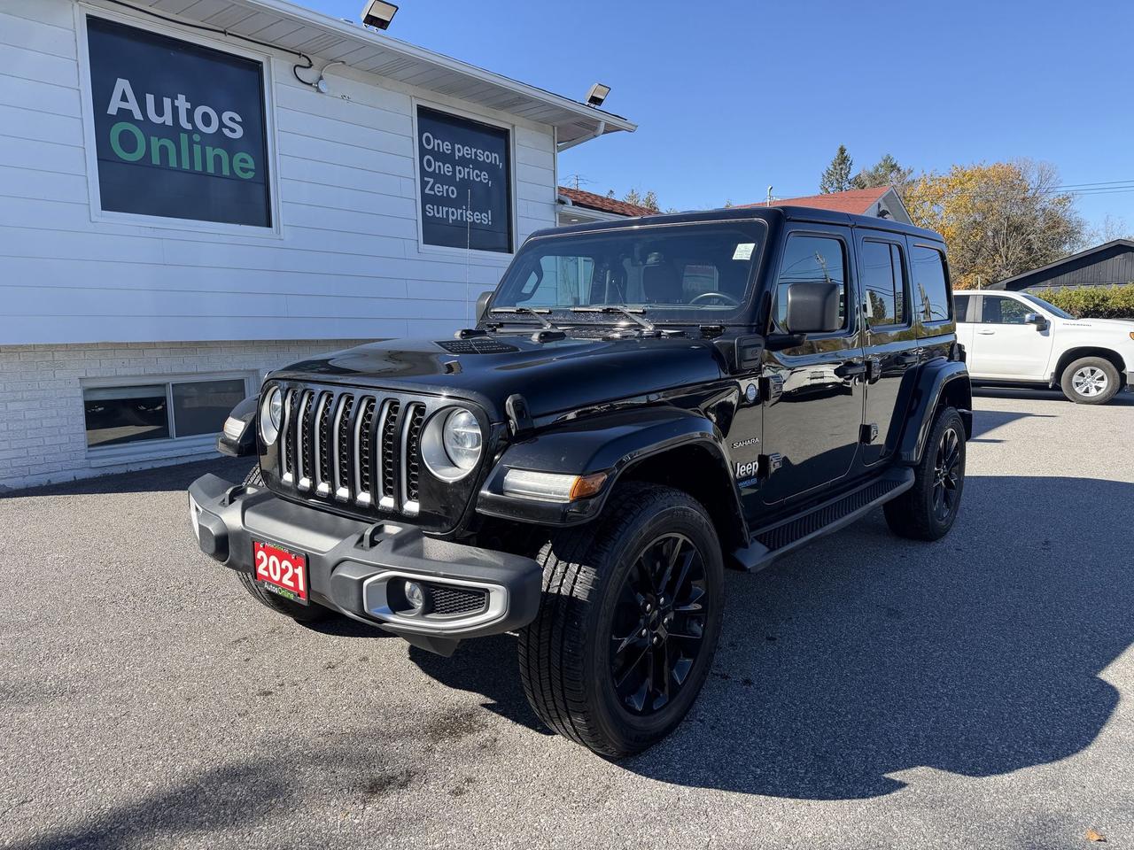 Black 2021 Jeep Wrangler 4xe SUV / Crossover Four-Wheel Drive Automatic