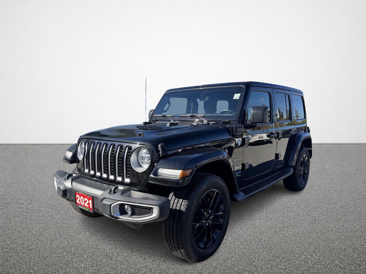 Black 2021 Jeep Wrangler 4xe SUV / Crossover Four-Wheel Drive Automatic