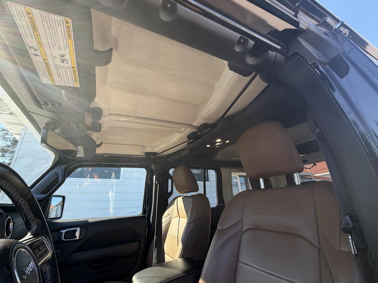 2021 Jeep Wrangler 4xe UNLIMITED SAHARA-4X4-HYBRID-LEATHER SEATS-NAV Photo