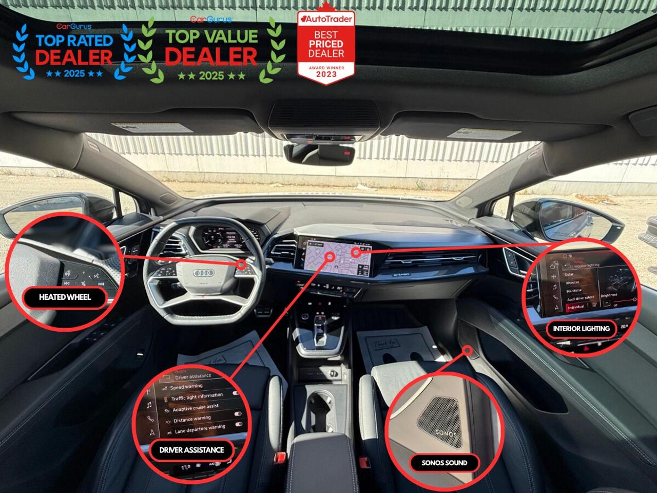 2024 Audi Q4 e-tron 50 S-LINE | QUATTRO | SONOS SPEAKERS | LIKE NEW Photo
