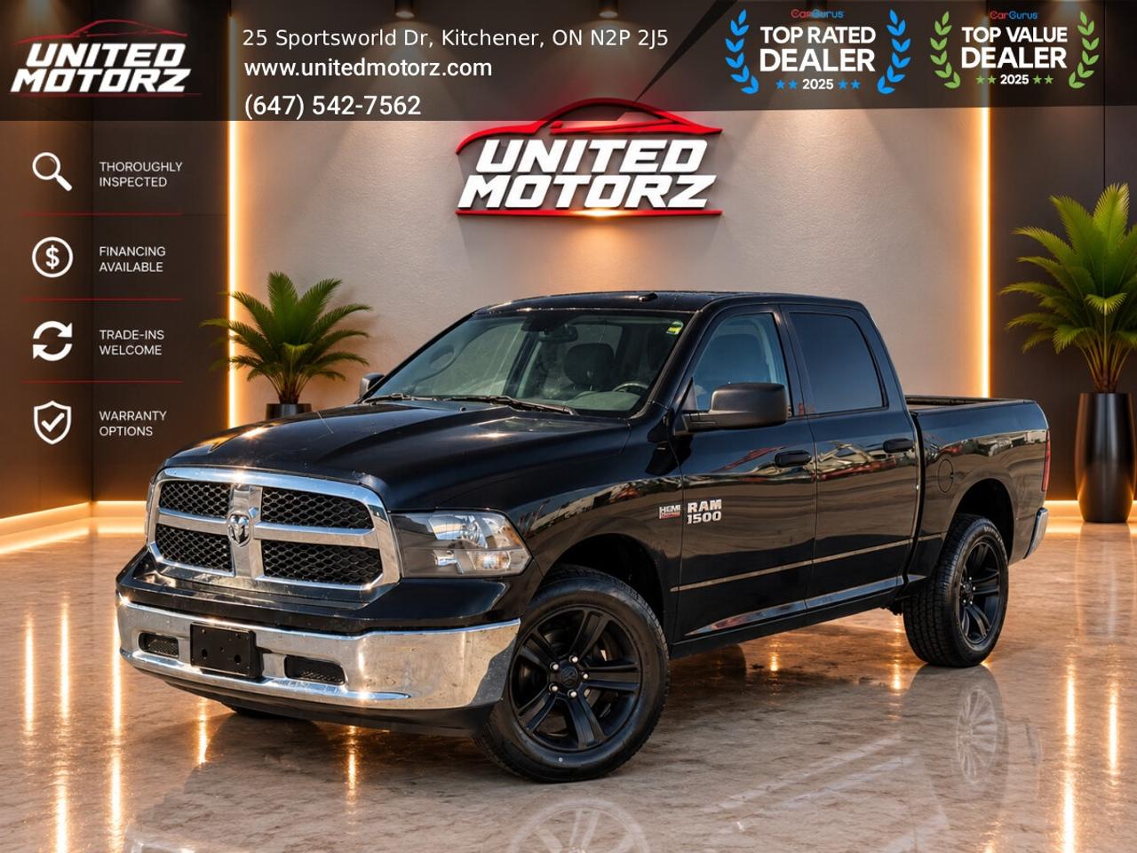 2015 RAM 1500 ST HEMI 5.7L CREW CAB 140.5" 4WD V8~SAFETY CERTIFI Photo0