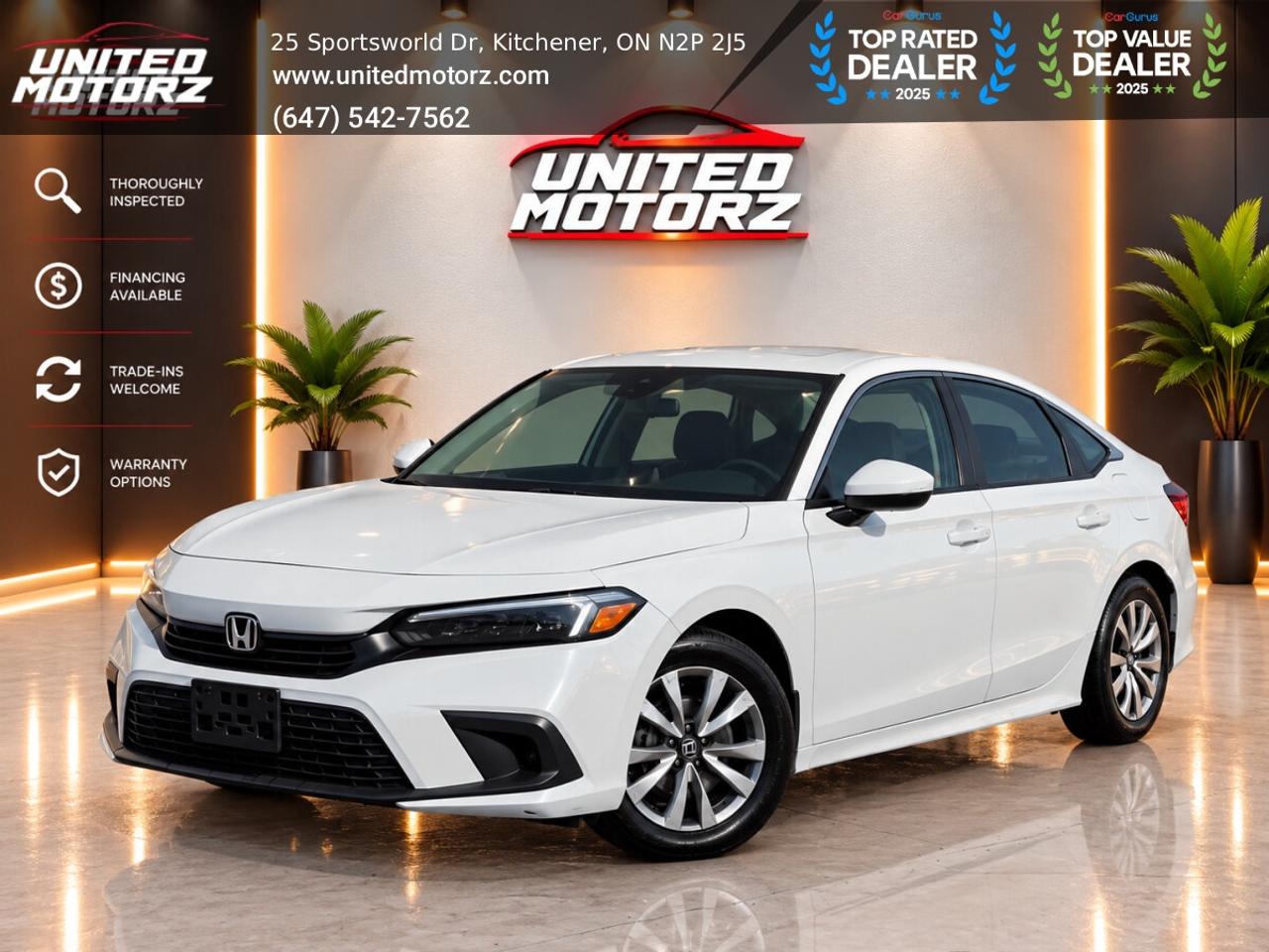 2022 Honda Civic LX FWD 2.0L~SAFETY CERTIFIED~NO ACCIDENTS~ Photo