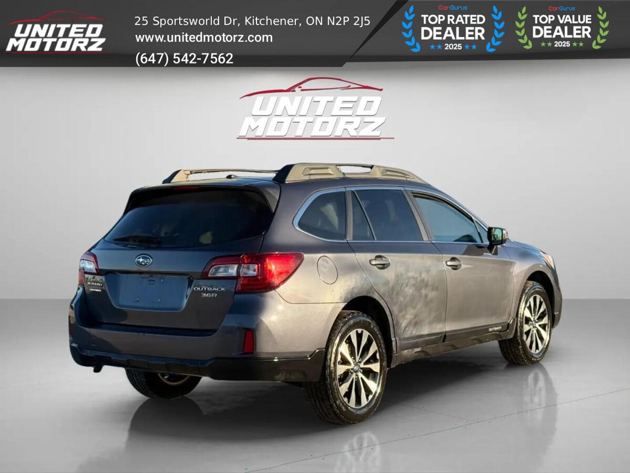 2015 Subaru Outback Wgn CVT 3.6R w/Limited Pkg AWD 6cyl~SAFETY CERTIFI Photo