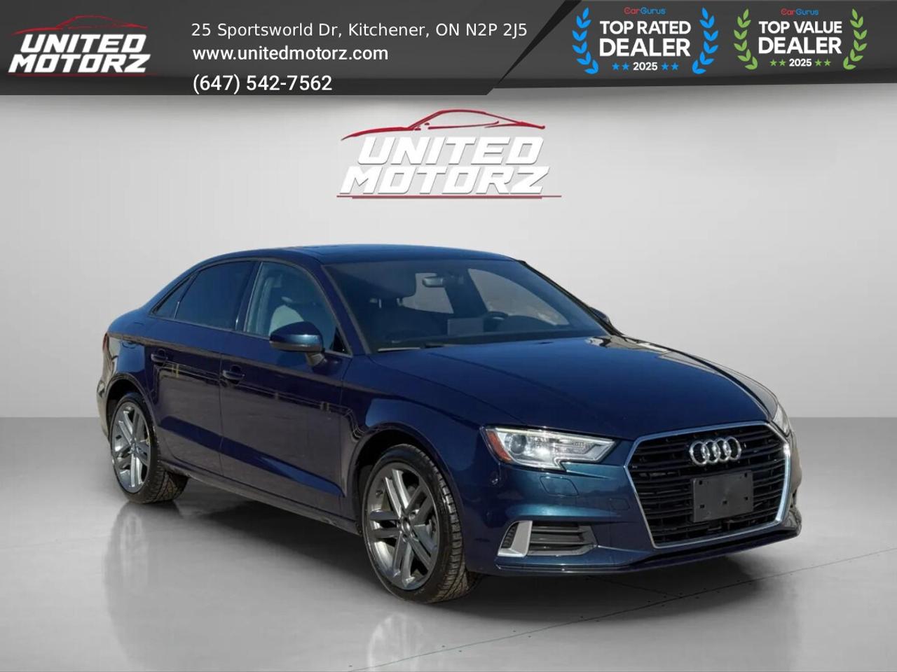 2017 Audi A3 FrontTrak 2.0T Komfort FWD 2.0L~SAFETY CERTIFIED~ Photo3