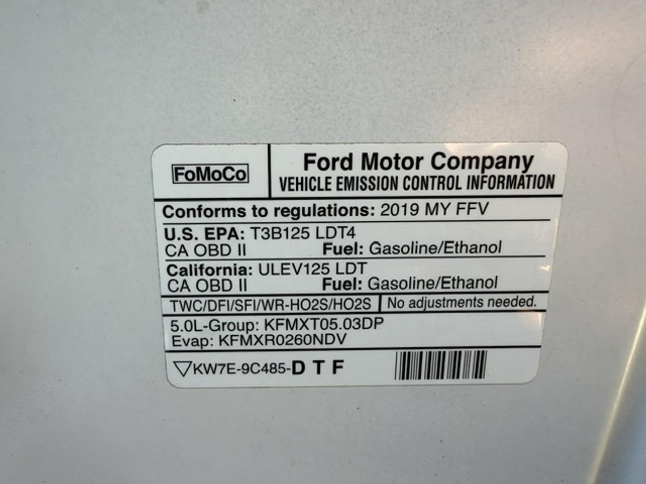 2019 Ford F-150 4WD SUPERCAB 6.5' BOX XL EXT CAB Photo