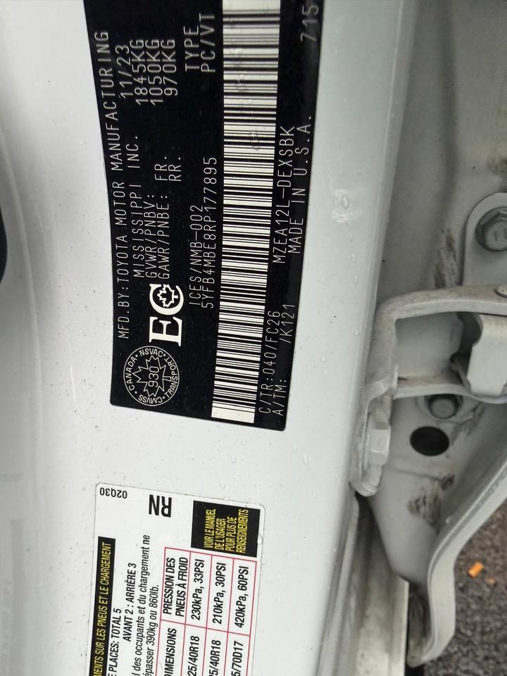 2024 Toyota Corolla SE Photo