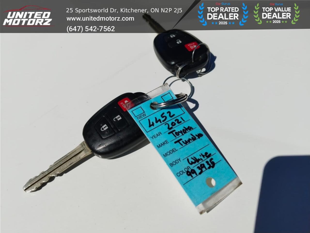 2021 Toyota Tundra SR ACCESS CAB 4WD 5.7L V8~SAFETY CERTIFIED~ Photo