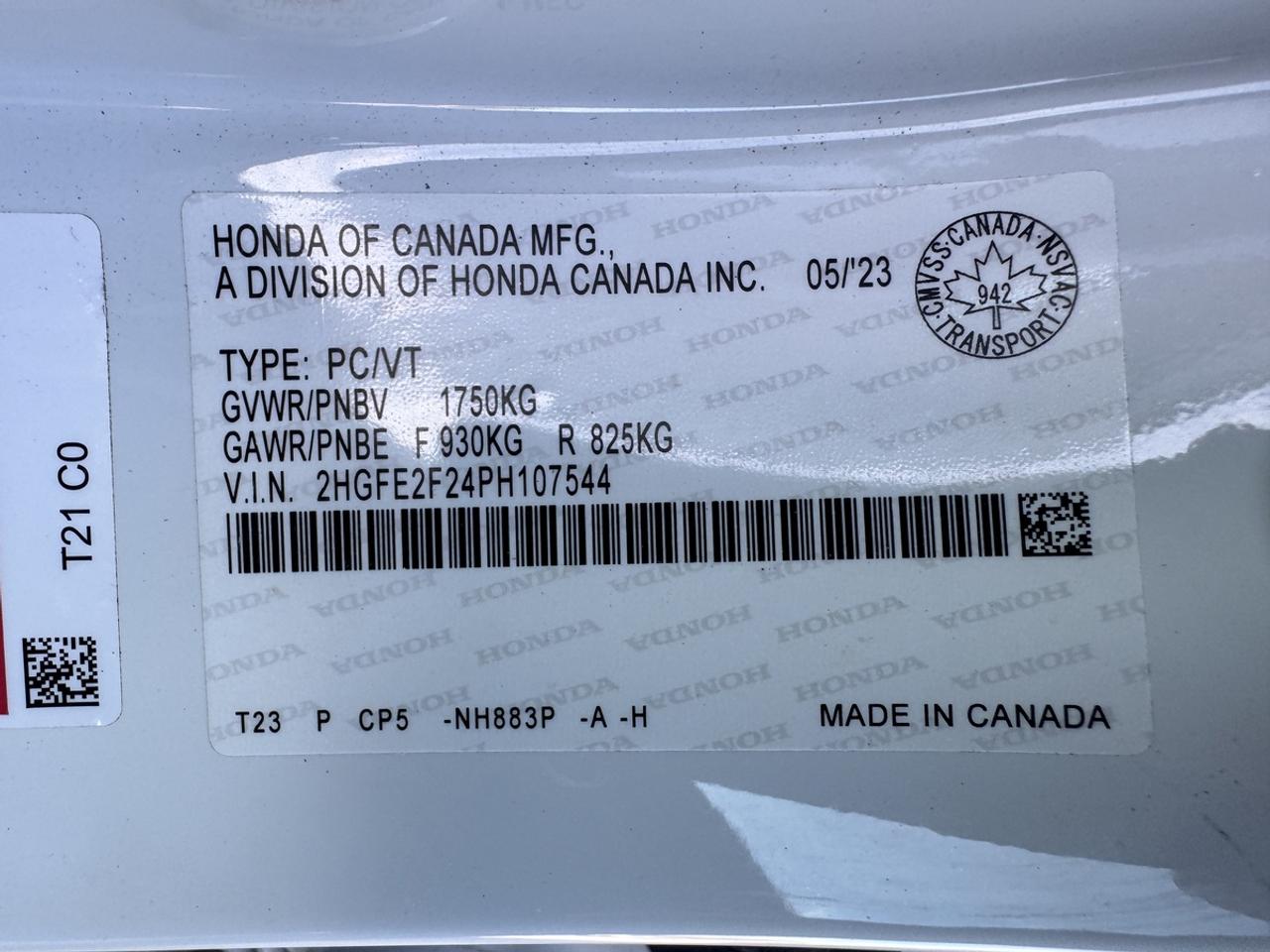 2023 Honda Civic LX Photo