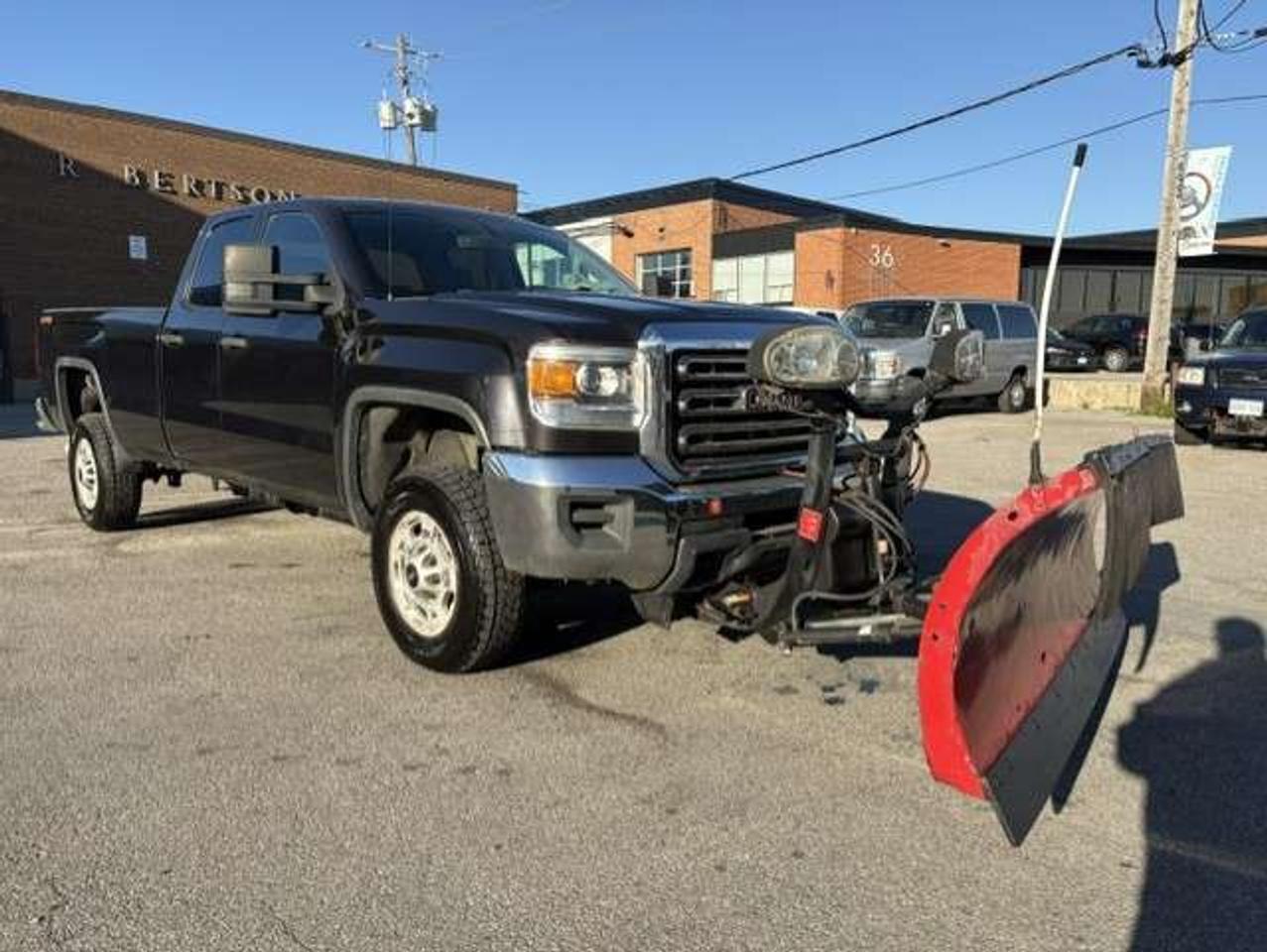 2015 GMC SIERRA 2500HD 4WD BOSS SNOW PLOW-DOUBLE CAB-LONG BOX-CERTIFIED Photo