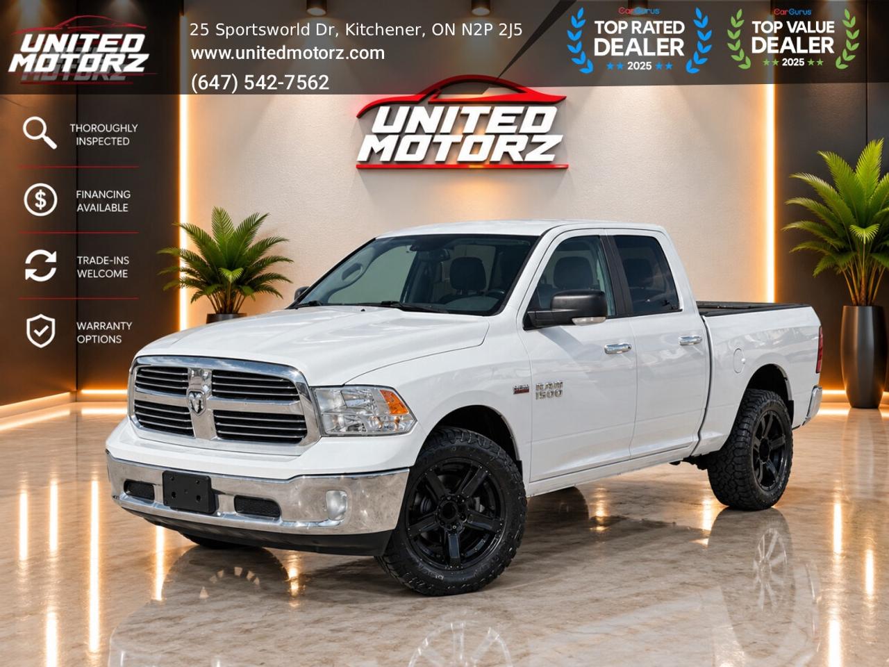 2017 RAM 1500 SLT HEMI 5.7L QUAD CAB 140.5" 4WD V8~SAFETY CERTIF Photo0